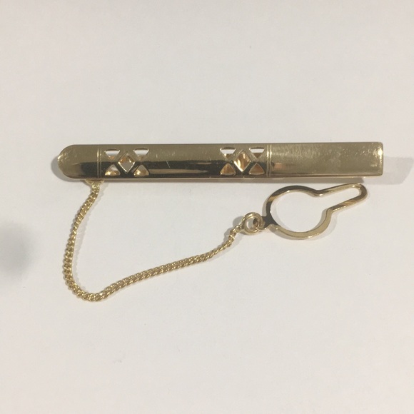 18k Yellow Gold Tie 👔 Tack Pin Clip